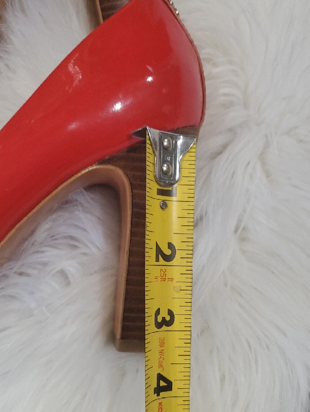 Coach Shelley Red Patent Leather Round-Toe Pumps Size 8.5 B - Picture 5 of 16